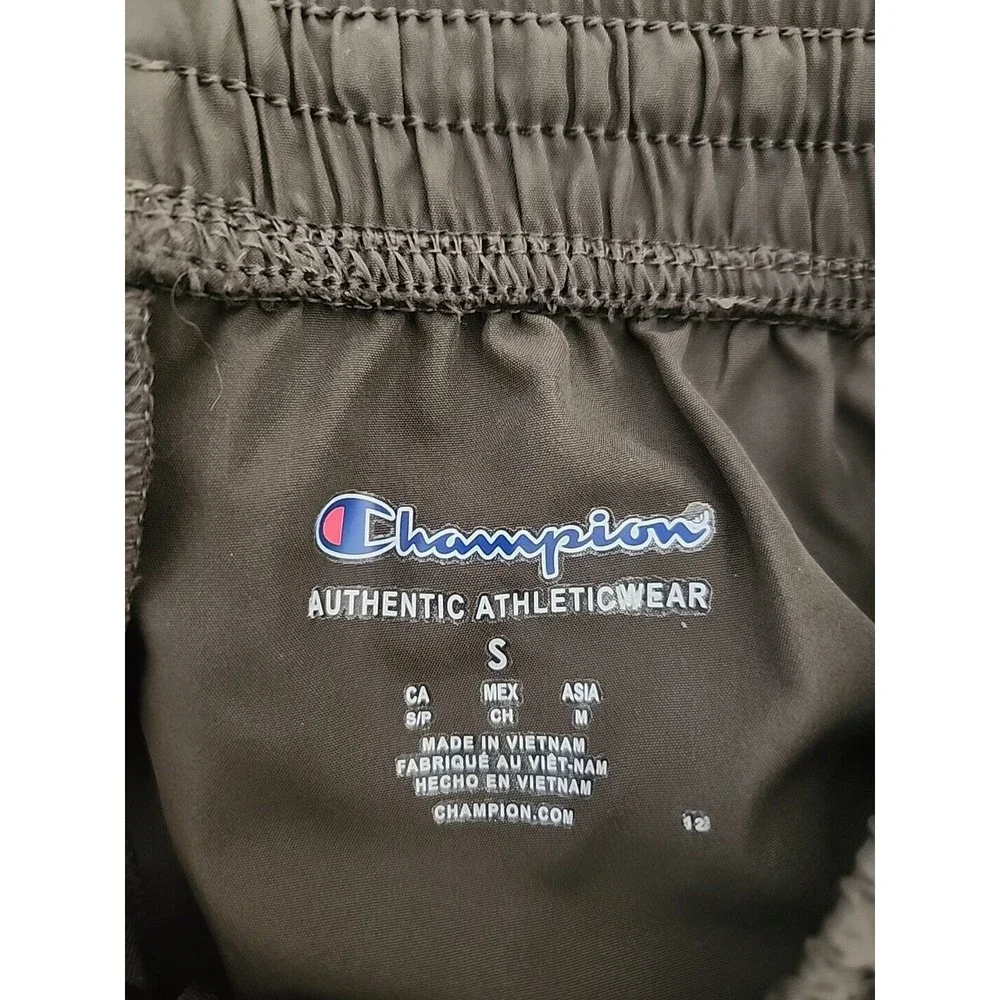 Champion Sport Shorts Mens S Olive Green Double Dry Athletic Lightweight Gym NEW